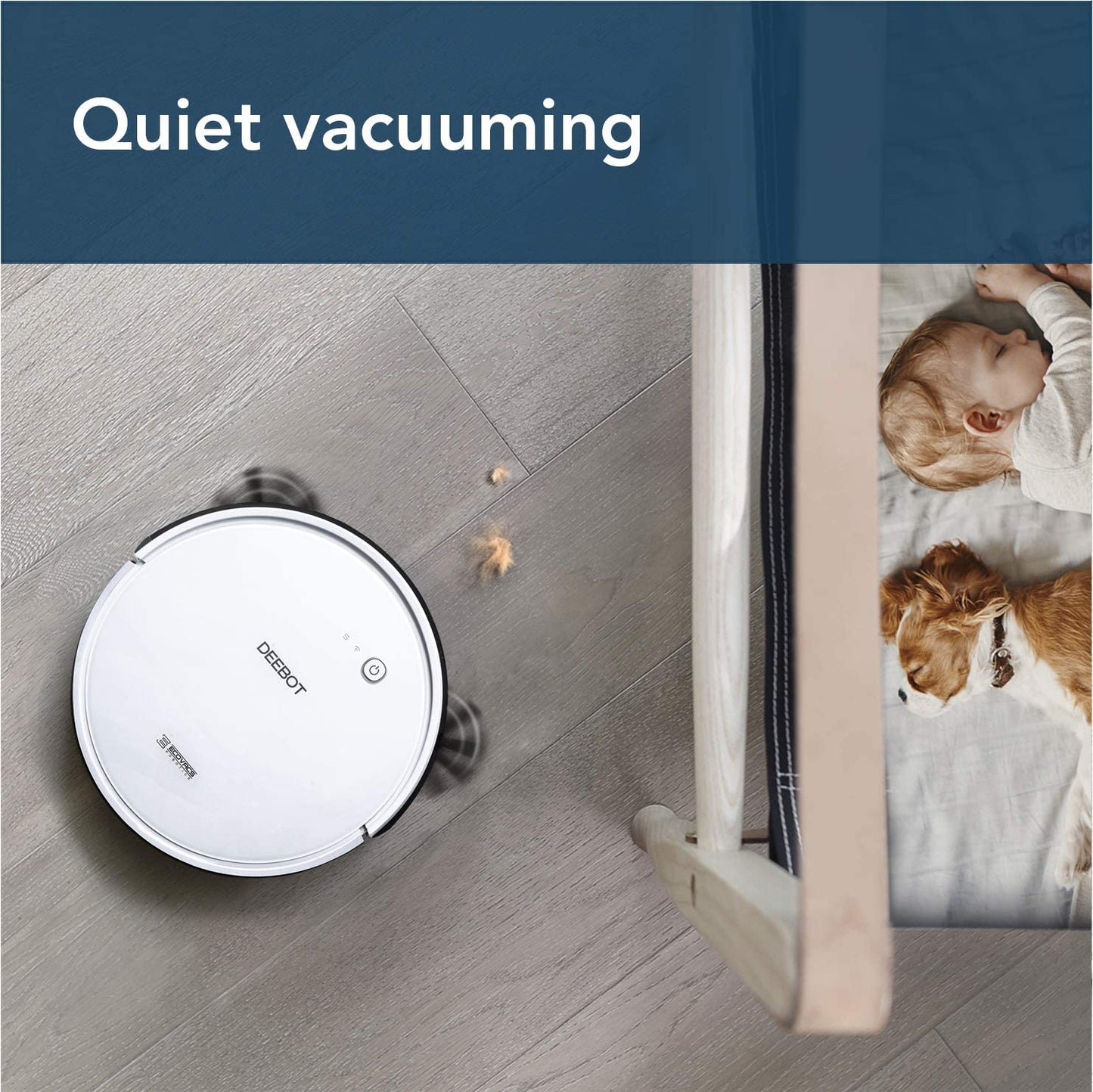 ECOVACS DEEBOT 600 Wi-Fi Connected Robot Vacuum