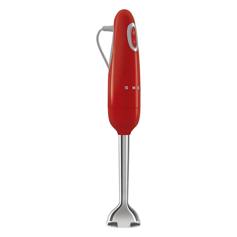Smeg HBF01RDUS 50's Retro Style Aesthetic Hand Blender, Red