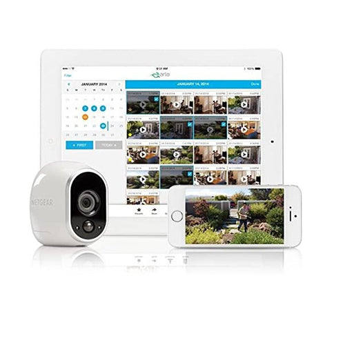 Arlo - 2-Camera Indoor/Outdoor Wireless 720p Security Camera System (VMS3230)